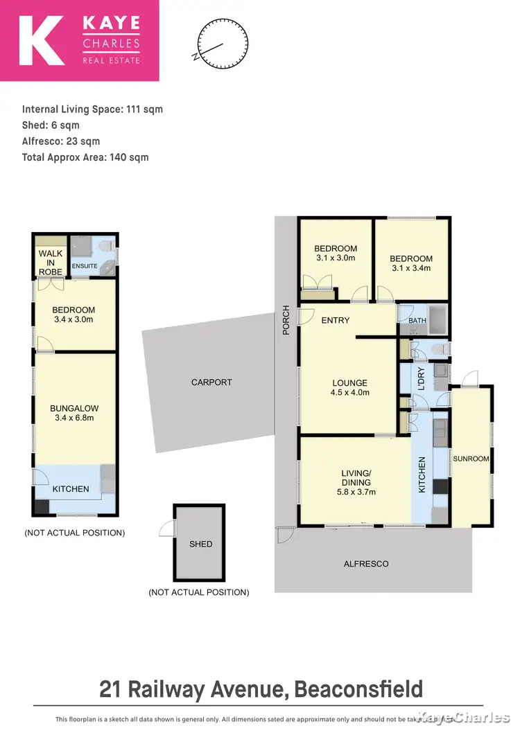 Floorplan of Homely house listing, 21 Railway Avenue, Beaconsfield VIC 3807