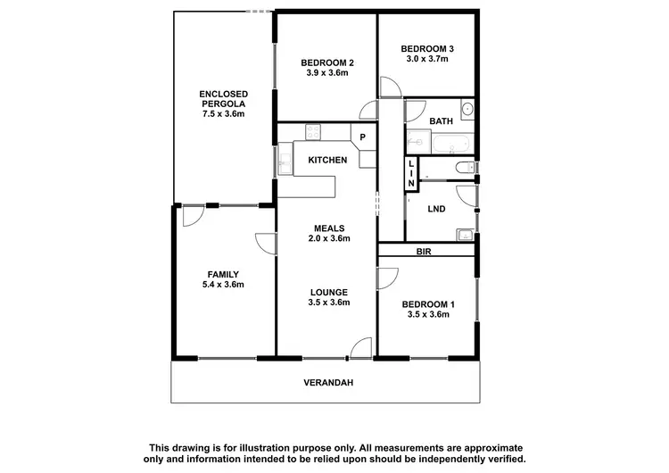 Floorplan of Homely house listing, 36 Dulkara Avenue, Mount Gambier SA 5290