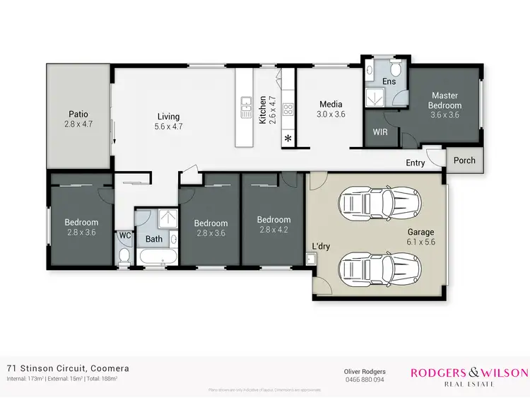 Floorplan of Homely house listing, 71 Stinson Circuit, Coomera QLD 4209