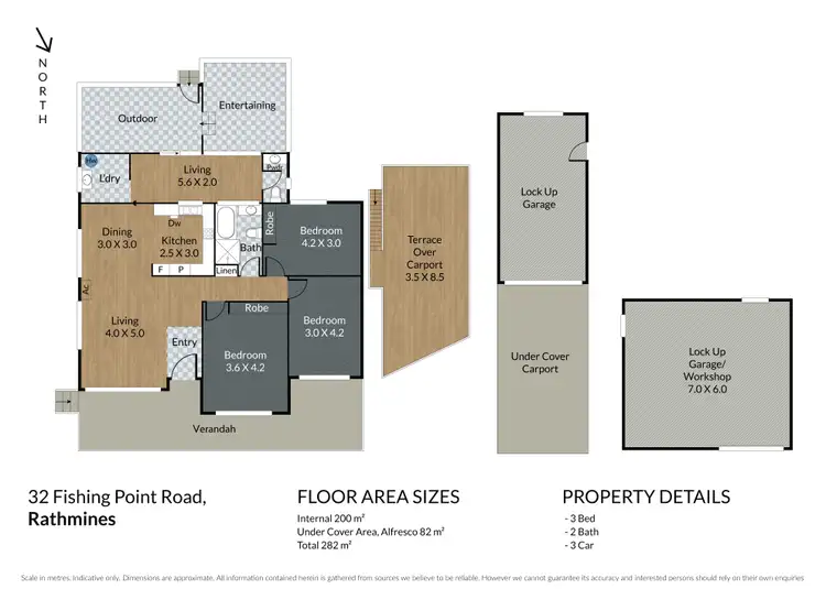 Floorplan of Homely house listing, 32 Fishing Point Road, Rathmines NSW 2283