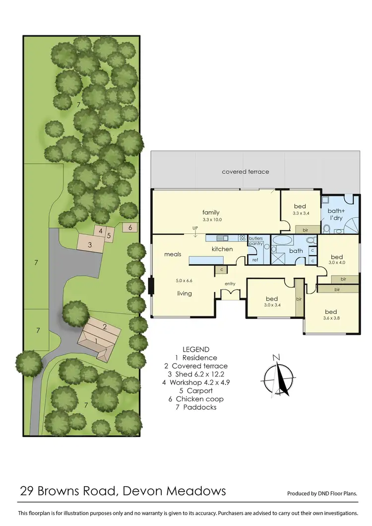 Floorplan of Homely rural property listing, 29 Browns Road, Devon Meadows VIC 3977