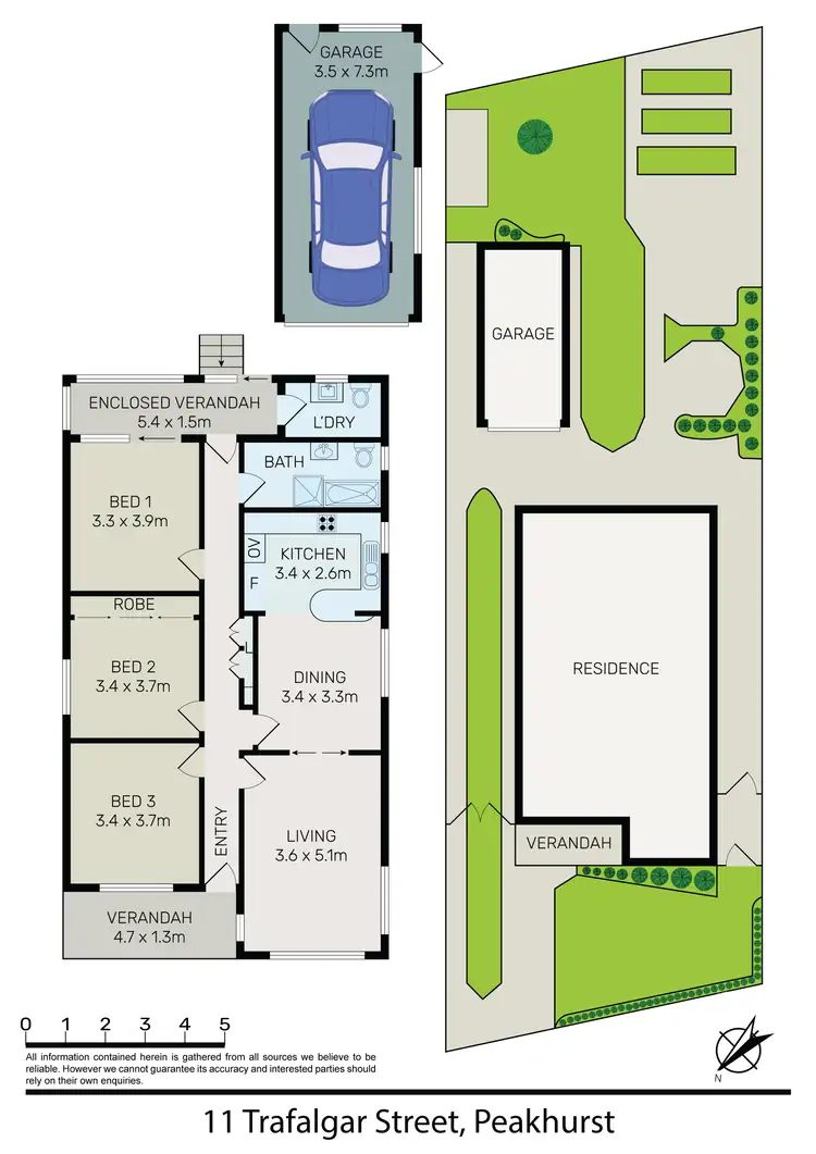 Floorplan of Homely house listing, 11 Trafalgar Street, Peakhurst NSW 2210