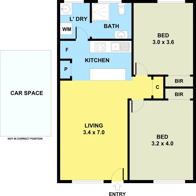Floorplan of Homely apartment listing, 17/848 Pascoe Vale Road, Glenroy VIC 3046