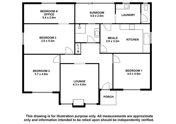 Floorplan of Homely house listing, 39 Williams Road, Millicent SA 5280