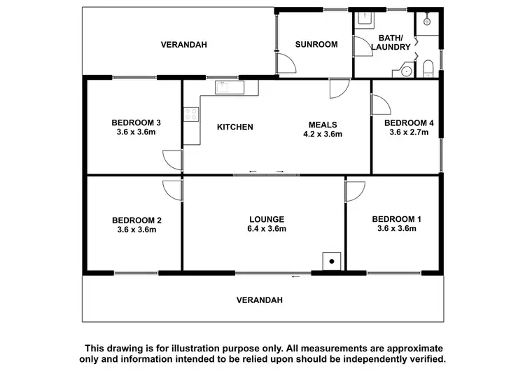 Floorplan of Homely house listing, 116 Hakea Drive, Millicent SA 5280