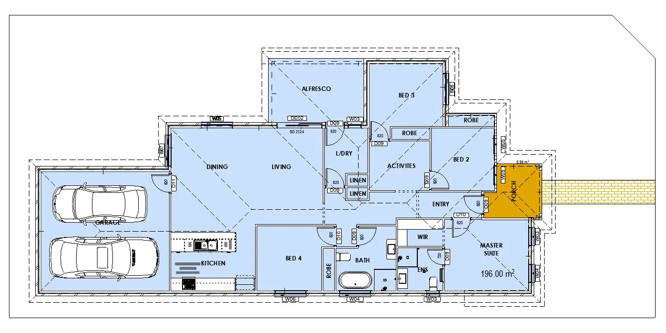 Floorplan of Homely house listing, 9 Kesterton Rise, North Rothbury NSW 2335