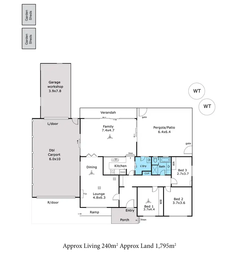 Floorplan of Homely house listing, 6 Harriet Street, Strathalbyn SA 5255