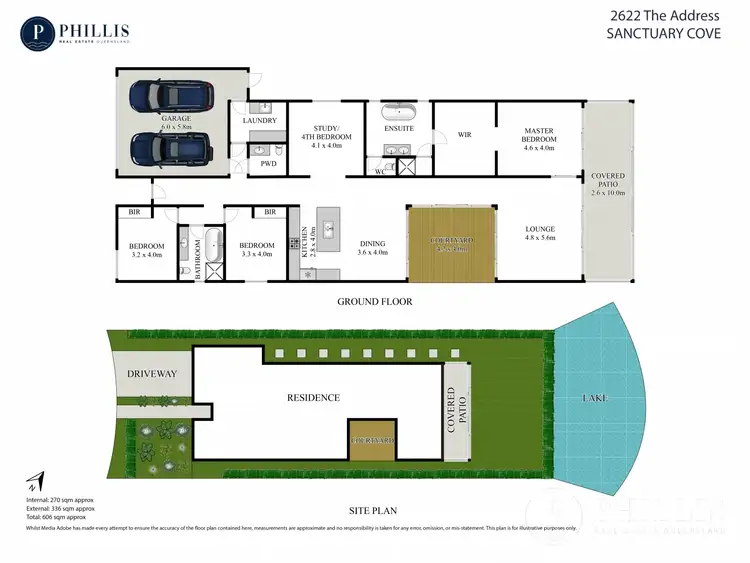 Floorplan of Homely house listing, 2622 The Address, Sanctuary Cove QLD 4212