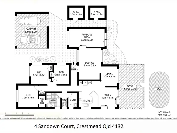 Floorplan of Homely house listing, 4 Sandown Court, Crestmead QLD 4132