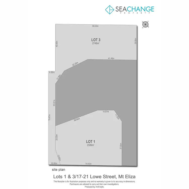Floorplan of Homely land listing, Lot 1, 17-23 Lowe Street, Mount Eliza VIC 3930