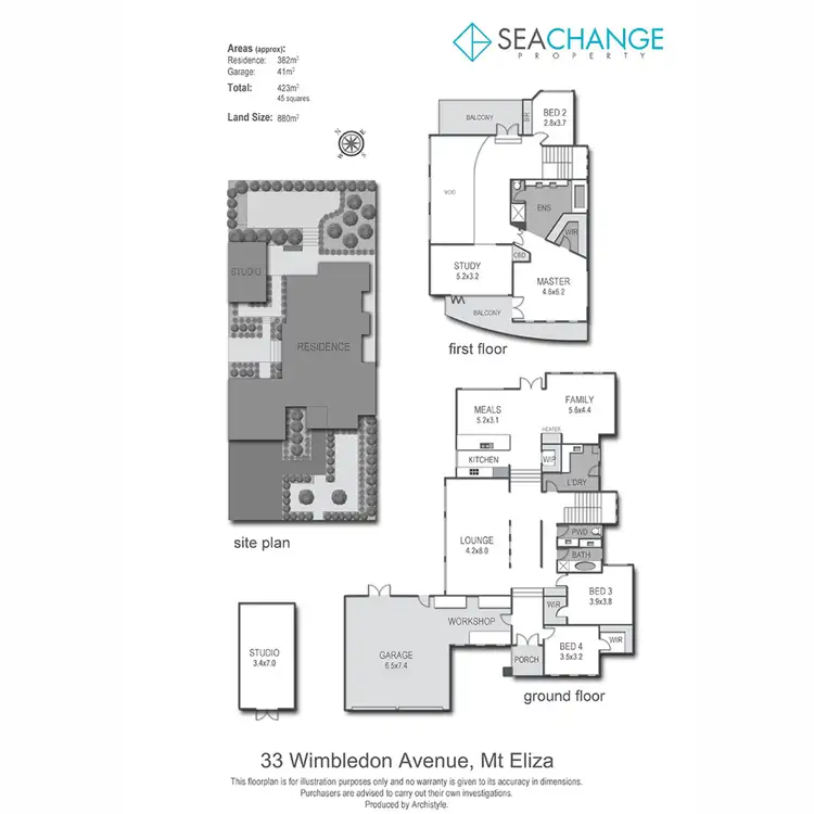 Floorplan of Homely house listing, 33 Wimbledon Avenue, Mount Eliza VIC 3930