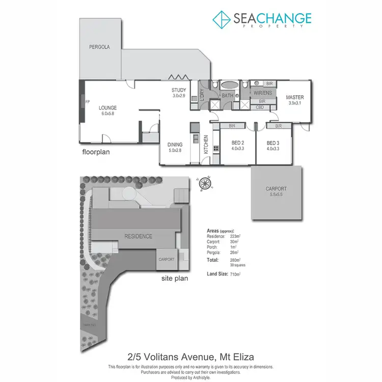 Floorplan of Homely unit listing, 2/5 Volitans Avenue, Mount Eliza VIC 3930