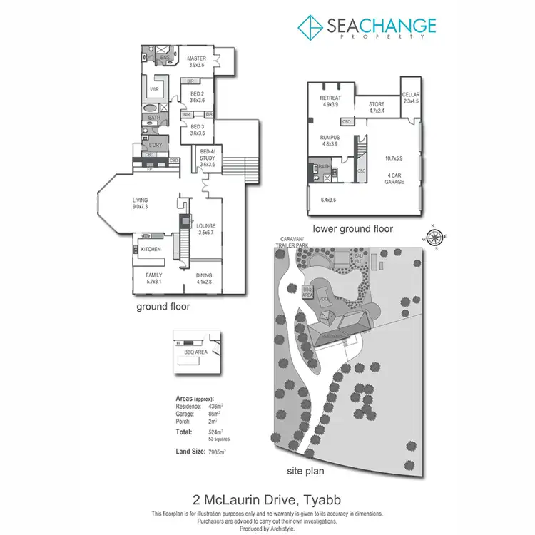 Floorplan of Homely house listing, 2 McLaurin Drive, Tyabb VIC 3913