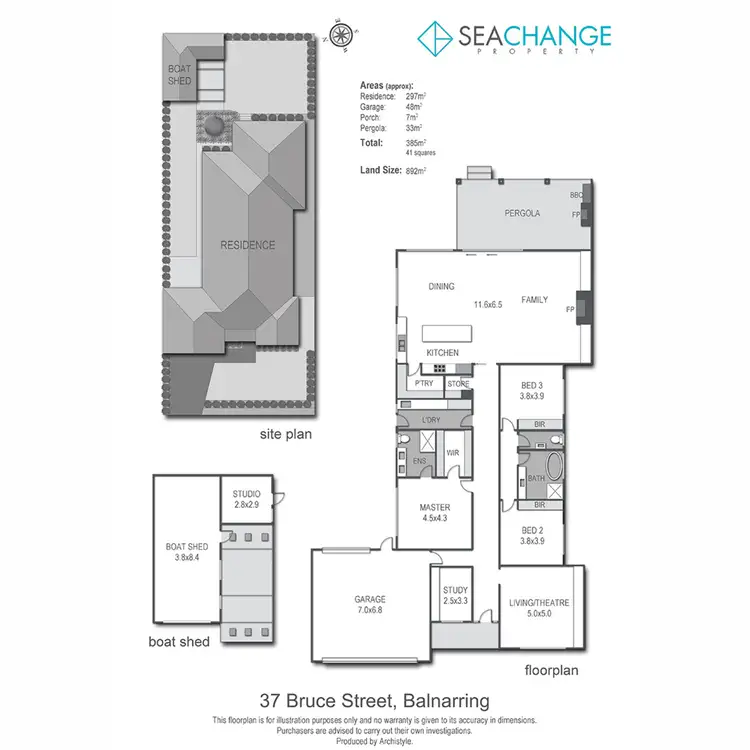 Floorplan of Homely house listing, 37 Bruce Street, Balnarring VIC 3926
