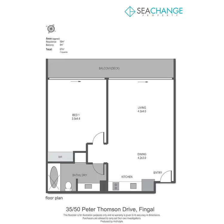 Floorplan of Homely apartment listing, 35/50 Peter Thomson Drive, Fingal VIC 3939