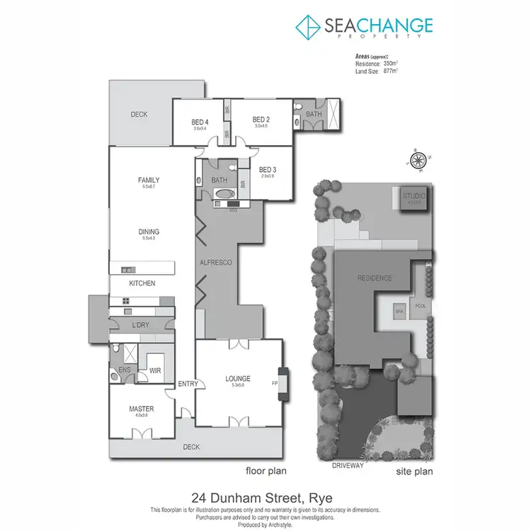 Floorplan of Homely house listing, 24 Dunham Street, Rye VIC 3941