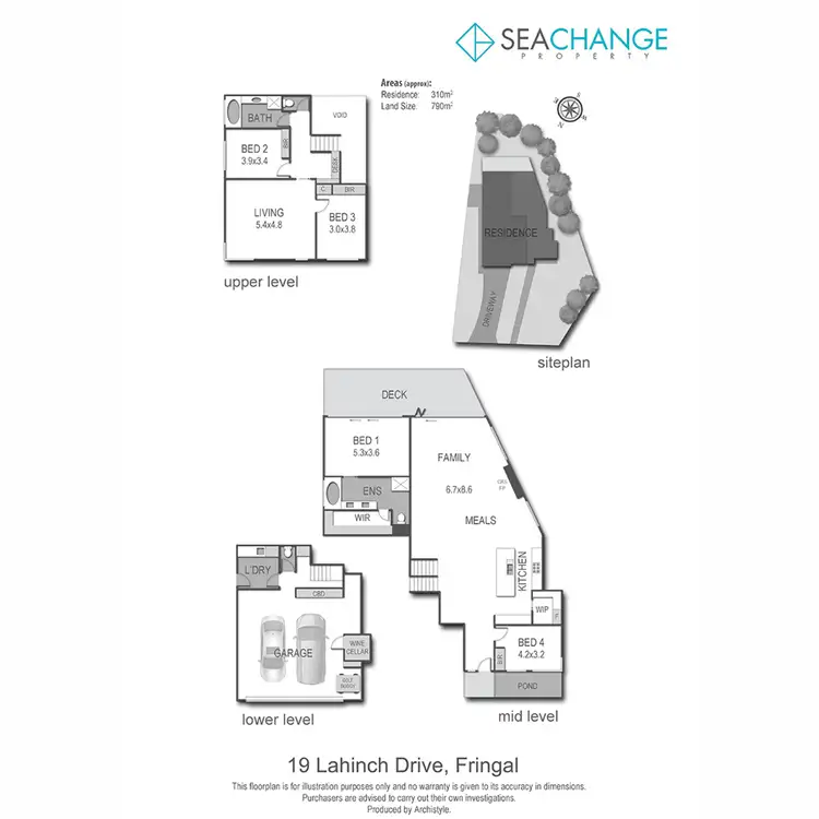 Floorplan of Homely house listing, 19 Lahinch Drive, Fingal VIC 3939