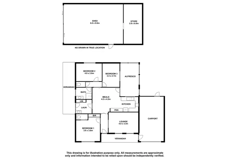 Floorplan of Homely house listing, 35 Carmel Drive, Mount Gambier SA 5290