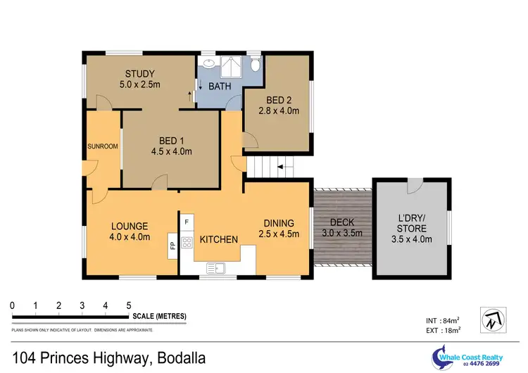 Floorplan of Homely house listing, 104 Princes Highway, Bodalla NSW 2545