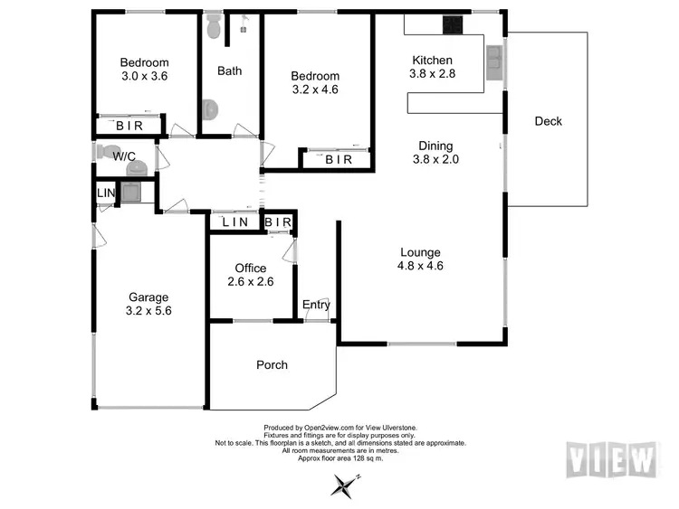 Floorplan of Homely unit listing, 2/3 Forth Road, Turners Beach TAS 7315