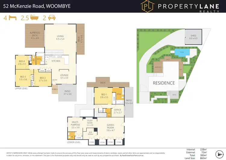 Floorplan of Homely house listing, 52 McKenzie Road, Woombye QLD 4559