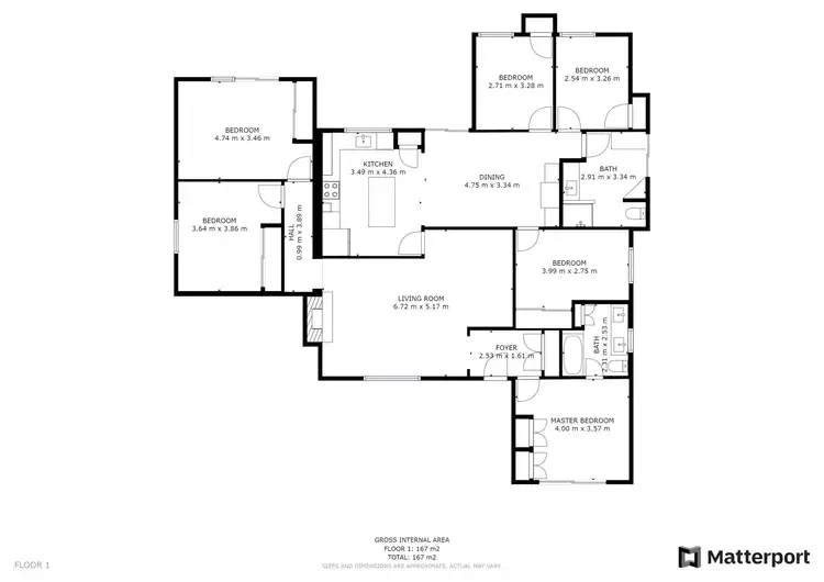 Floorplan of Homely house listing, 13 O'Connor Way, West Lamington WA 6430
