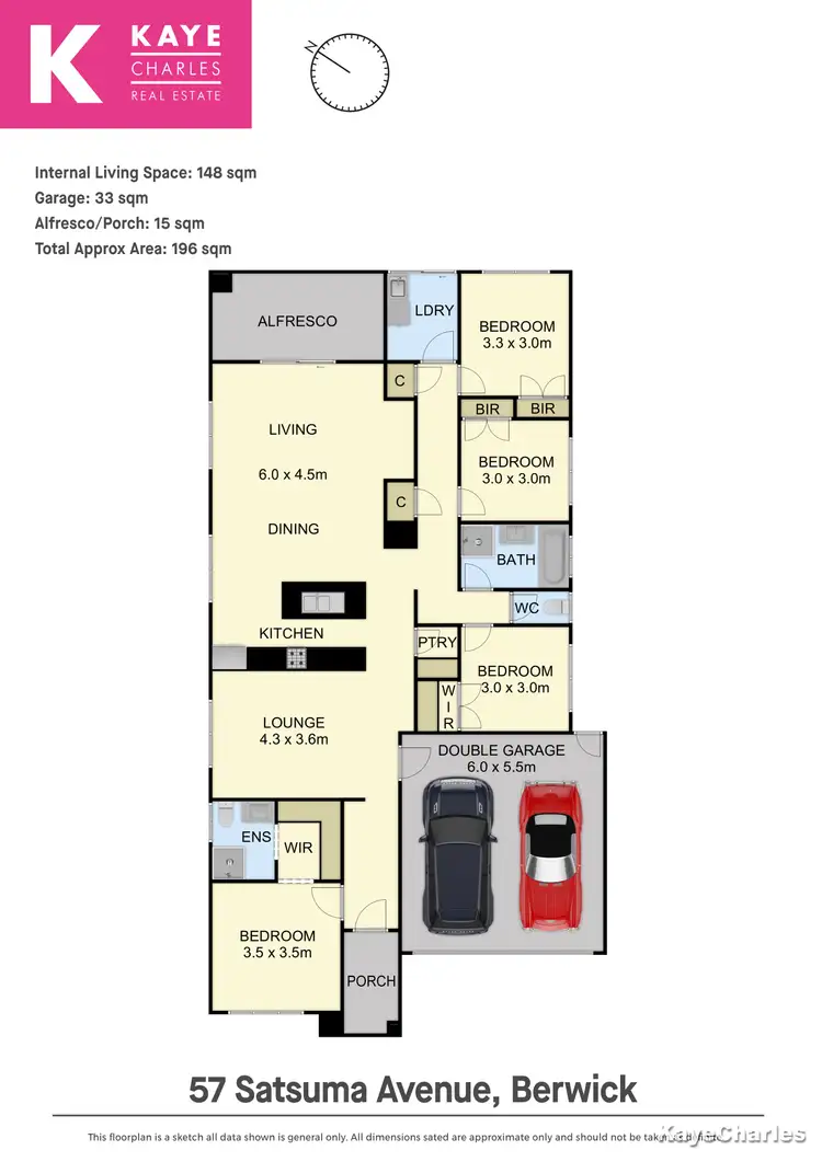 Floorplan of Homely house listing, 57 Satsuma Avenue, Berwick VIC 3806