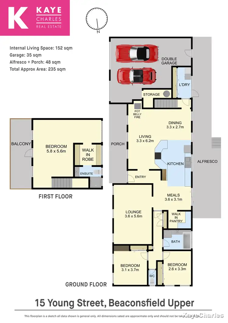 Floorplan of Homely house listing, 15 Young Street, Beaconsfield Upper VIC 3808