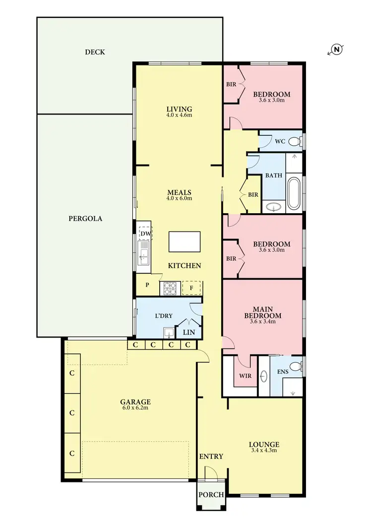 Floorplan of Homely house listing, 4 Alessia Grove, Mernda VIC 3754