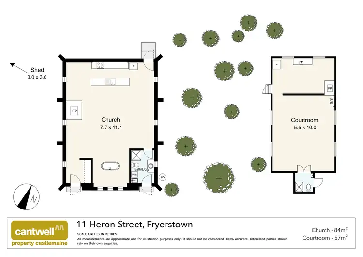 Floorplan of Homely house listing, 11 Heron Street, Fryerstown VIC 3451