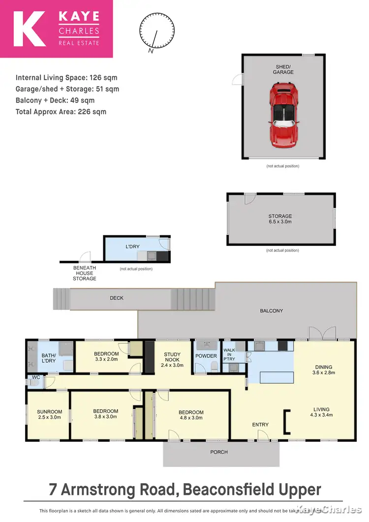 Floorplan of Homely rural property listing, 7 Armstrong Road, Beaconsfield Upper VIC 3808