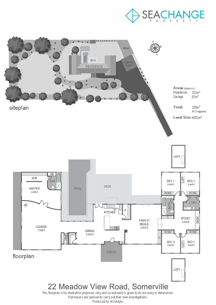 Floorplan of Homely house listing, 22 Meadow View Road, Somerville VIC 3912