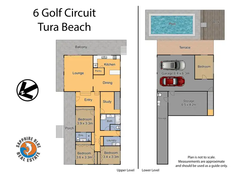 Floorplan of Homely house listing, 6 Golf Circuit, Tura Beach NSW 2548
