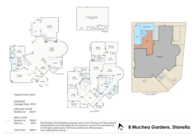Floorplan of Homely house listing, 8 Muchea Gardens, Dianella WA 6059