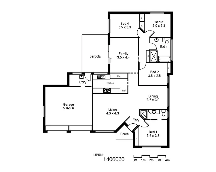 Floorplan of Homely house listing, 16 GLENDON PLACE, Raymond Terrace NSW 2324