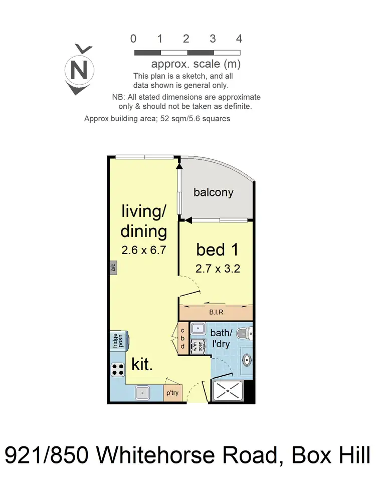 Floorplan of Homely apartment listing, 921/850 Whitehorse Road, Box Hill VIC 3128