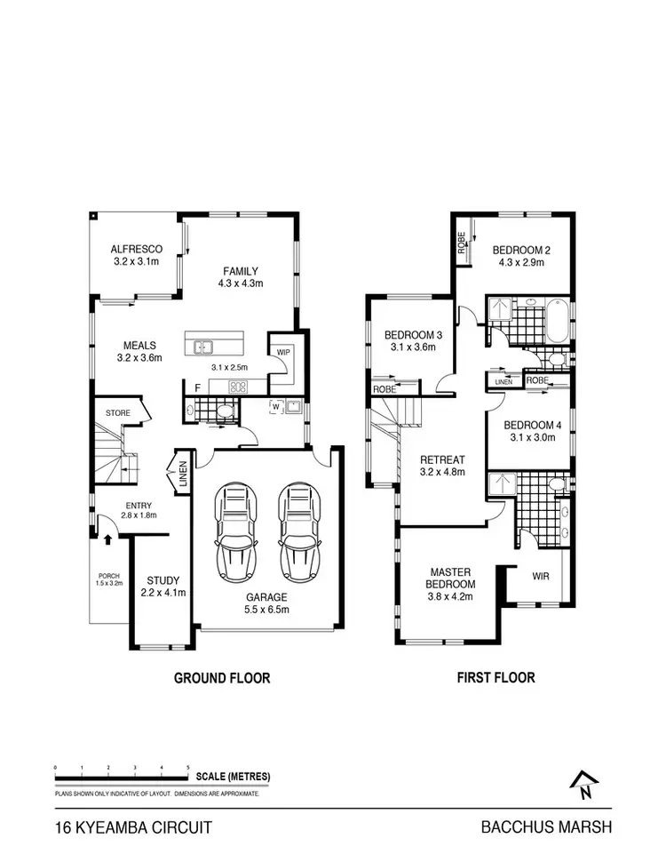 Floorplan of Homely house listing, 16 Kyeamba Circuit, Bacchus Marsh VIC 3340