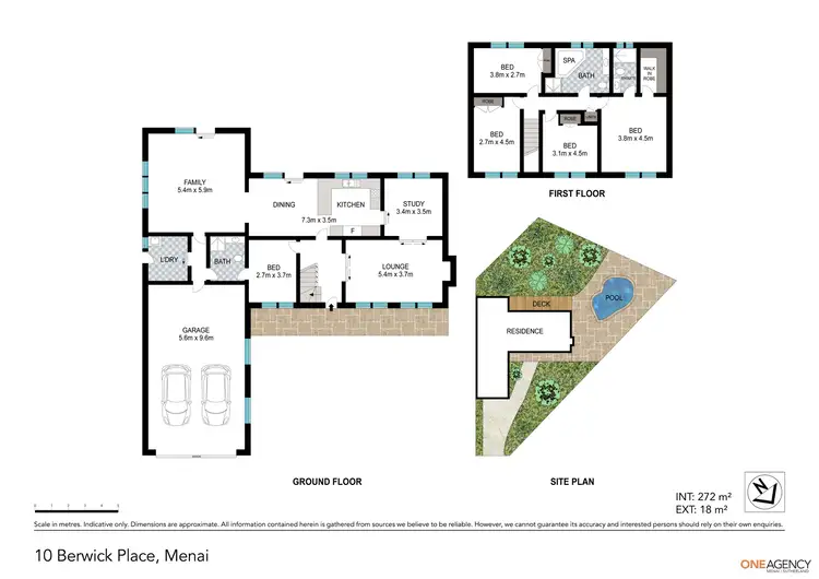 Floorplan of Homely house listing, 10 Berwick Place, Menai NSW 2234