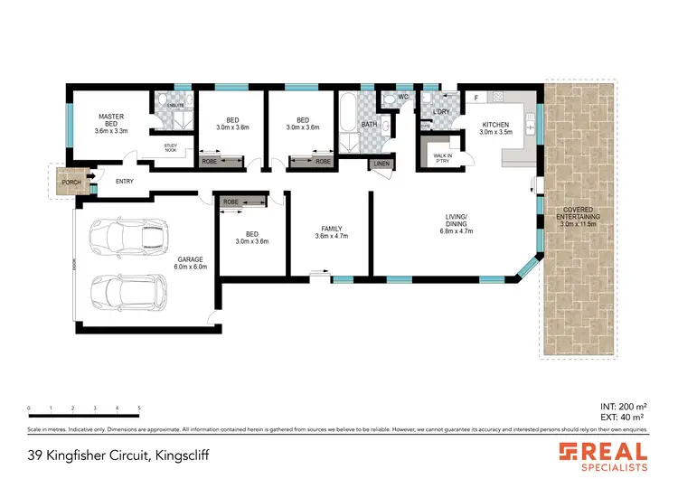 Floorplan of Homely house listing, 39 Kingfisher Circuit, Kingscliff NSW 2487