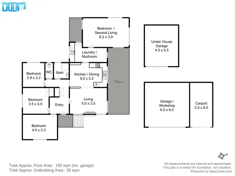 Floorplan of Homely house listing, 3264 Channel Highway, Woodbridge TAS 7162