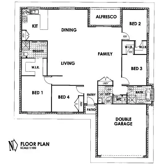 Floorplan of Homely house listing, 8 Dior Place, Wulkuraka QLD 4305
