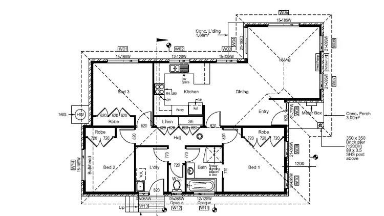 Floorplan of Homely apartment listing, 2/9a Eaton Place, Bridgewater TAS 7030