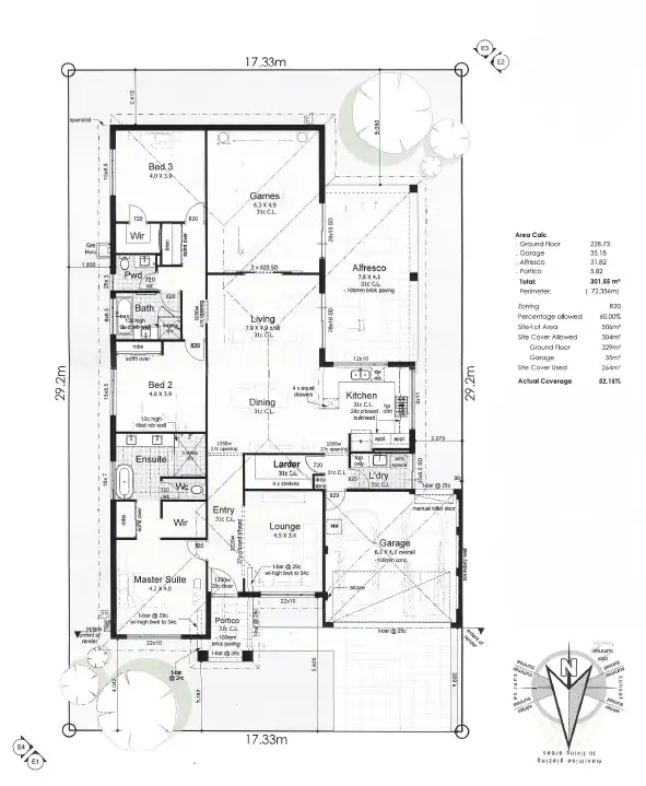 Floorplan of Homely house listing, 21 SAVERNE WAY, Landsdale WA 6065