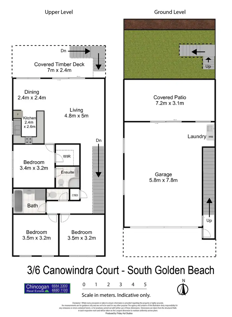 Floorplan of Homely townhouse listing, 3/6 Canowindra Court, South Golden Beach NSW 2483