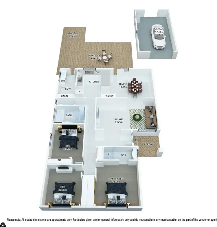 Floorplan of Homely house listing, 16 President Road, Albanvale VIC 3021
