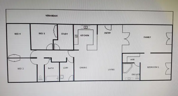 Floorplan of Homely house listing, 3 Ocock Street, Ballan VIC 3342