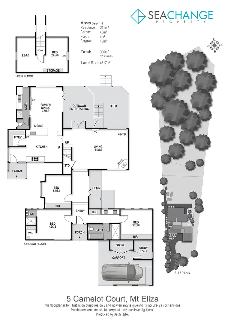 Floorplan of Homely house listing, 5 Camelot Court, Mount Eliza VIC 3930