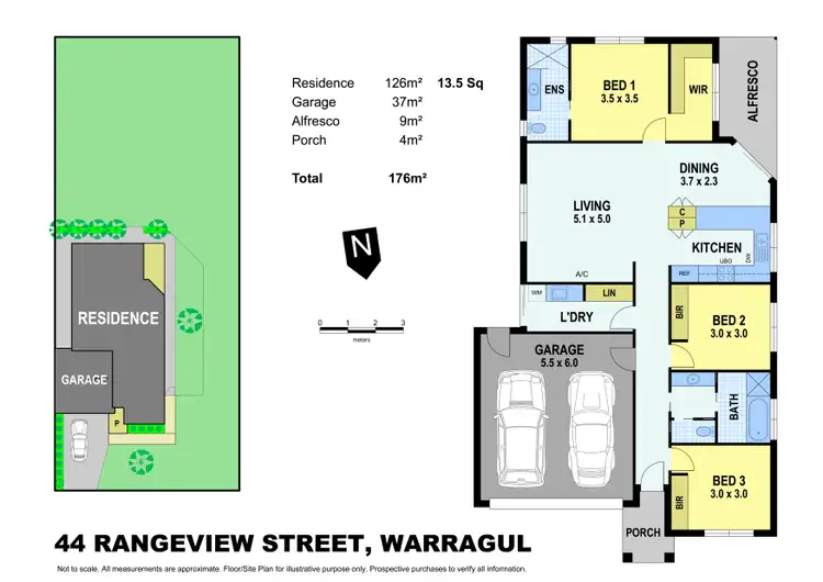 Floorplan of Homely house listing, 44 Rangeview Street, Warragul VIC 3820