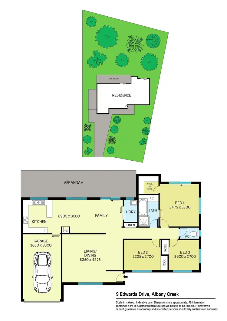 Floorplan of Homely house listing, 9 Edwards Drive, Albany Creek QLD 4035