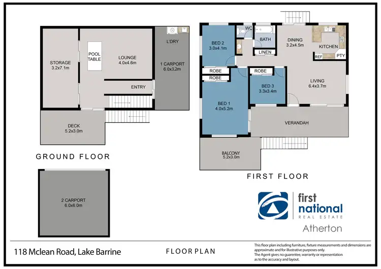 Floorplan of Homely house listing, 118 McLean Road, Lake Barrine QLD 4884